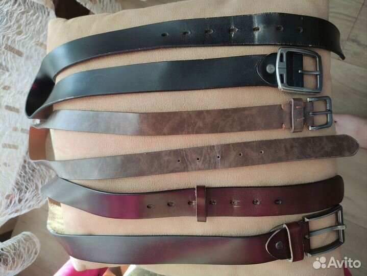 Мужской кожаный ремень