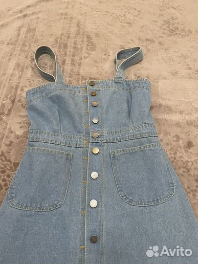 Джинсовый сарафан