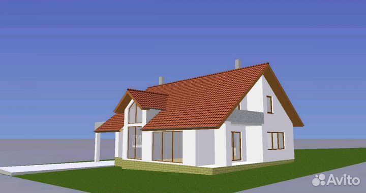 Проектирование дома (3d модель)