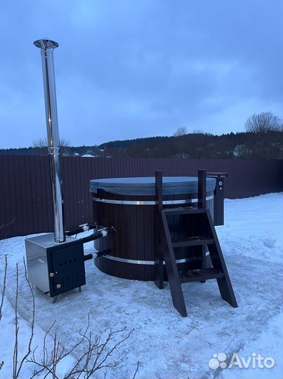 Купель с печкой