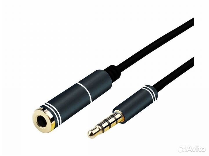 Кабель AUX удлинитель Gerffins 3.5 mm jack - 3.5 m
