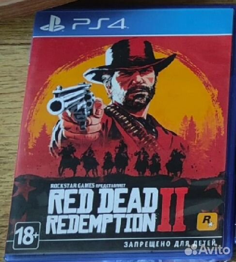 Red Dead Redemption 2 ps4 диск