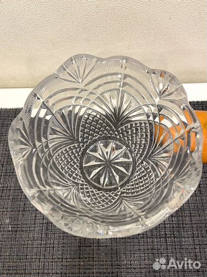 Салатник хрустальный СССР