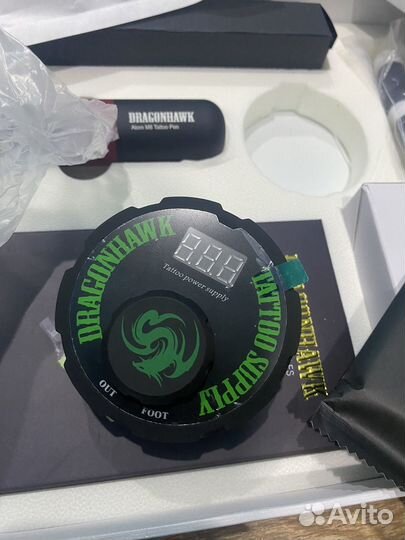 Машинка для тату набор Dragonhawk Atom M8