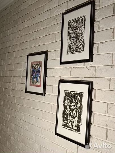 Картины в стиле печатная графика