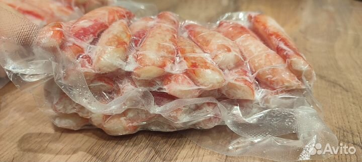 Мясо Камчатского Краба,Вторая фаланга, Крупное
