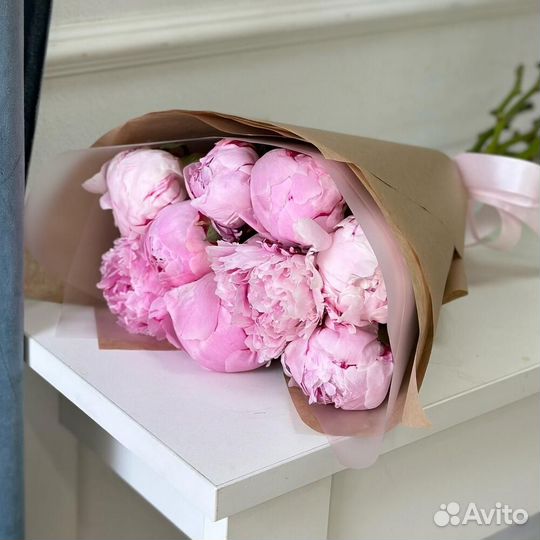 Букет розовых Пионов (11)