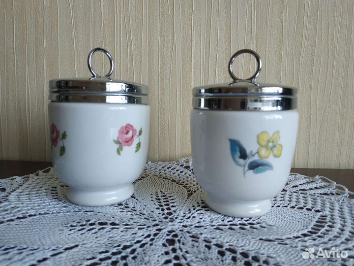 Кодлер фарфор винтаж Англия на 2 яйца