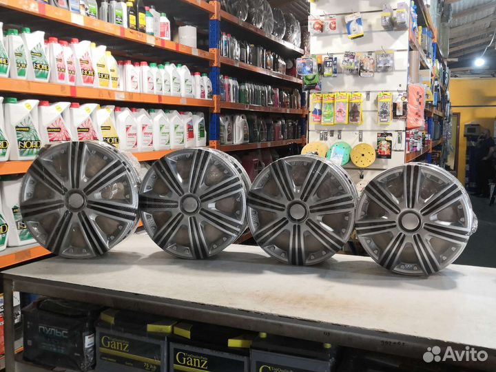 Колпаки колесные DTM Super Silver R14 комплект