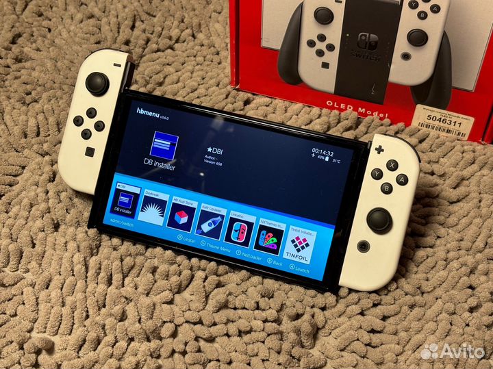 Nintendo Switch Oled прошитая +512 Гб (kefir)