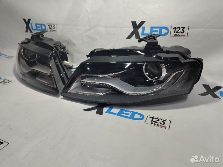 Фара правая левая audi A4 B8 дорест ксенон