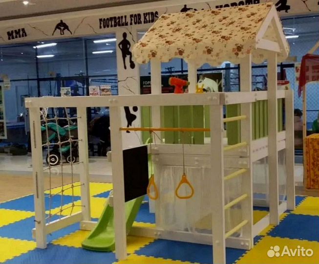 Игровой комплекс домик горка в квартиру доставка