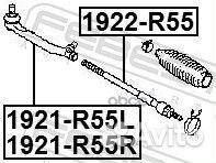 Наконечник рулевой 1921R55R Febest