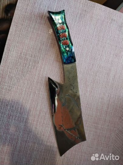 Нож топорик с гравировкой