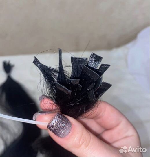 Снятие наращённых волос