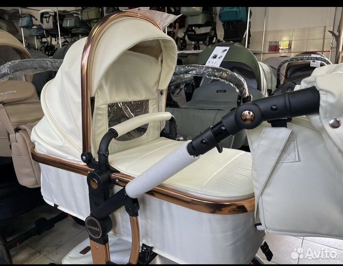 Коляска Dalux эко кожа 2 в1