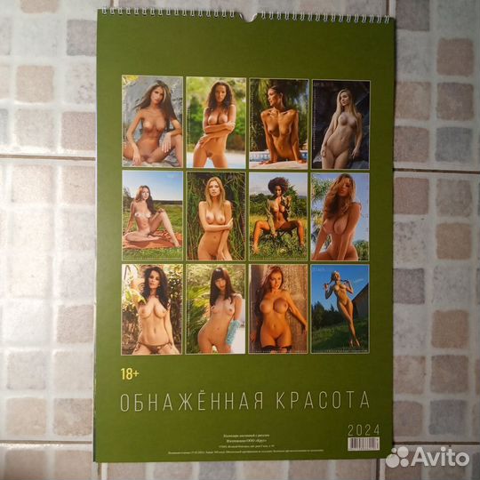 Девушки Календарь настенный большой на 2024 год
