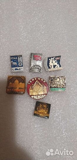 Значки СССР города