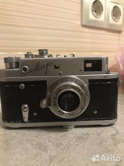 Плёночный фотоаппарат Мир с объективом индустар 50