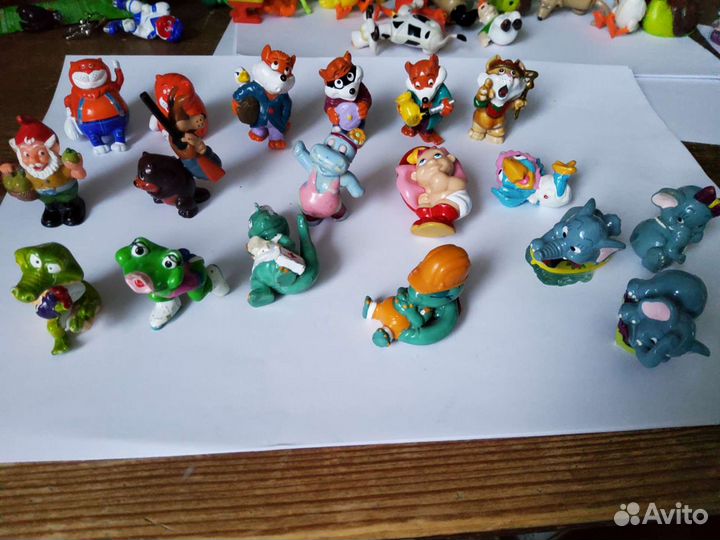 Игрушки из киндера 90х- 2000х годов