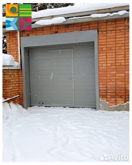 Секционные ворота для гаража alutech