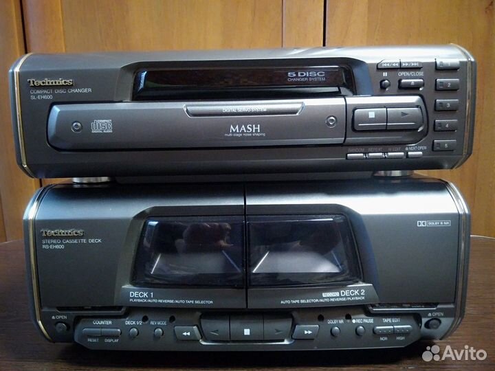 Кассетная и CD деки Technics
