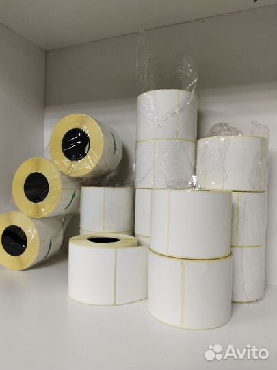 Этикетки \ термоэтикетки 58х60 Эко и 58х40