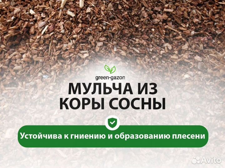 Сосновая мульча