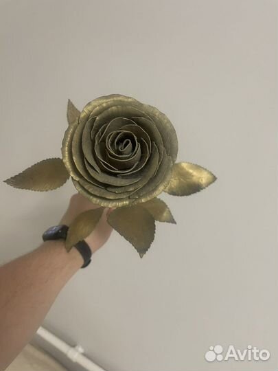 Роза из металла