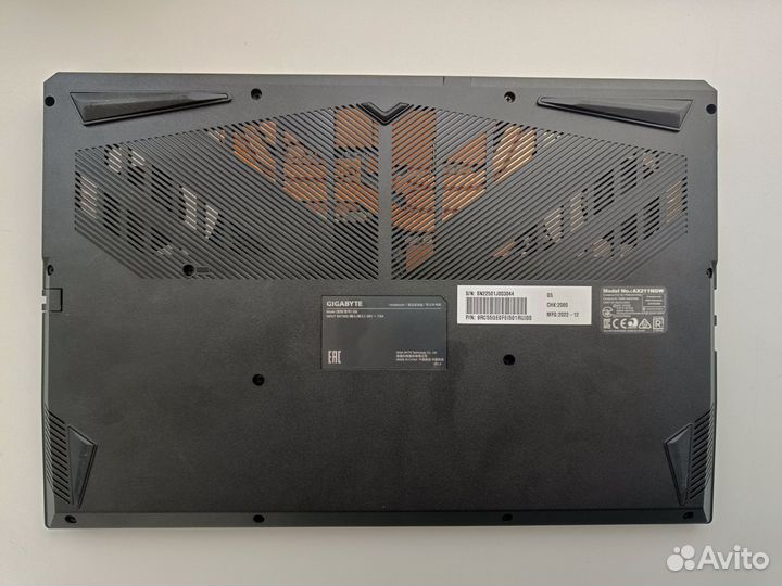 Игровой ноутбук gigabyte g5 ge/i5 12500h/rtx 3050