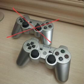 Оригинальный Dualshock 3 на Датчиках Холла, Silver