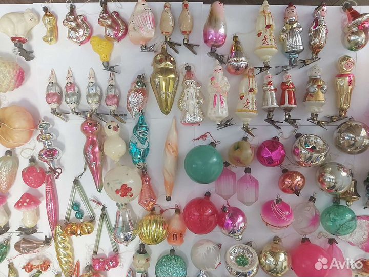 Елочные игрушки советские