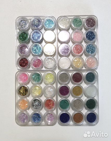 Декор для ногтей. Дизайн. Ракушки, бульонки