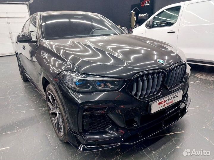 Губа переднего бампера для BMW X6 G06