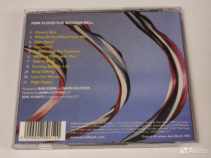 Cd Pink Floyd - The Division Bell