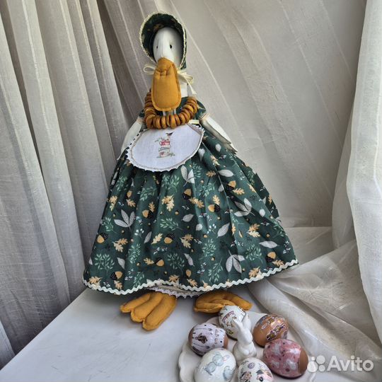 Грелка на чайник тильда гусыня