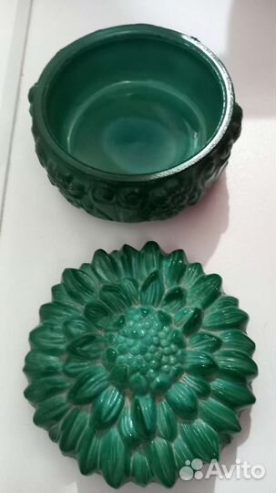 Шкатулка, имитация малахита