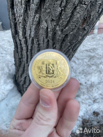 Медаль-монета выборы президента 2024г