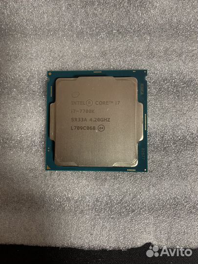 Процессор intel core i7 7700k