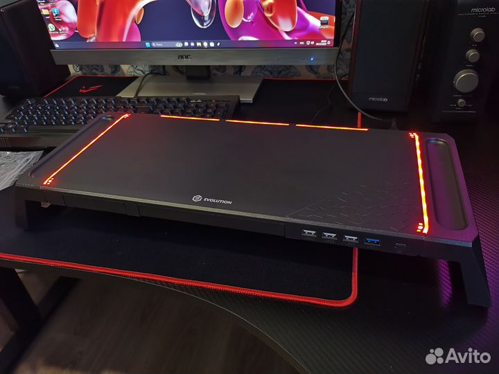 Подставка под монитор argb