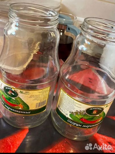 Банки стеклянные 1,8 литра