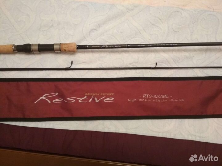 Спиннинг major craft Restive rts 852 ml