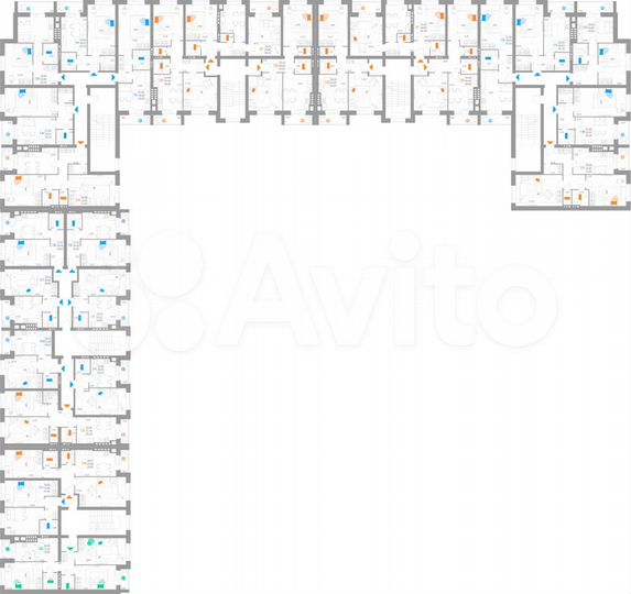 1-к. квартира, 52,3 м², 5/5 эт.