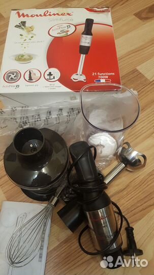 Блендер погружной moulinex (модель DD855830/700)