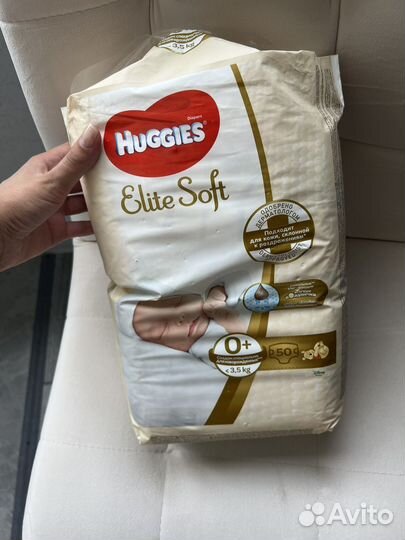 Подгузники huggies elite soft 0