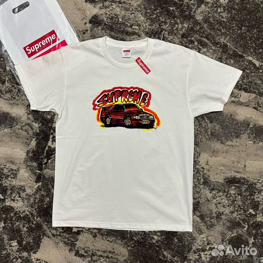 Футболка Supreme car машинка