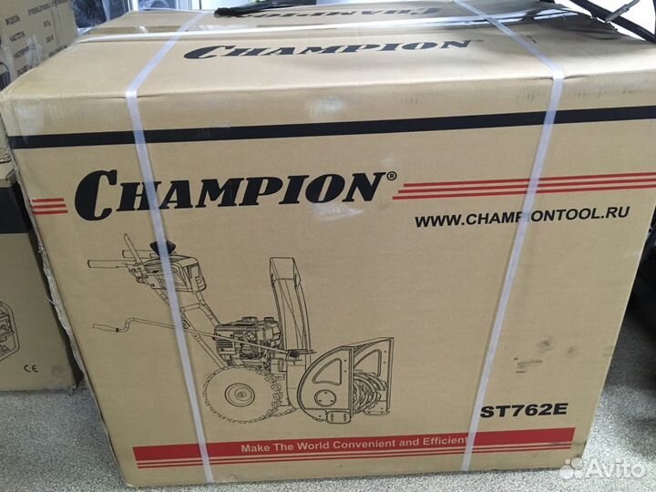 Снегоуборщик Чемпион sT 762e новые 861