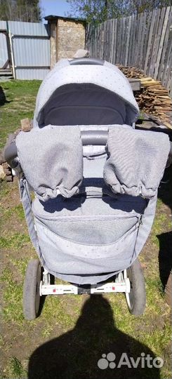 Коляска 2 в 1 adamex монте карбон