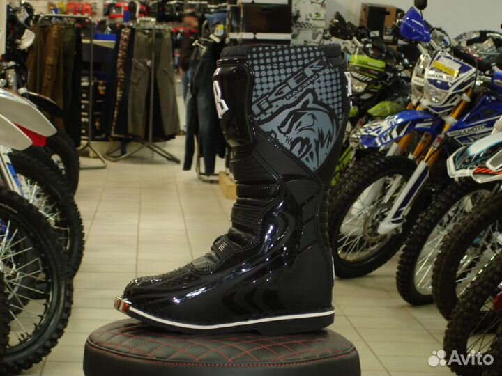 Мотоботы tiger MTR-E001 черный