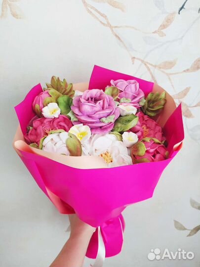 Букет из зефира